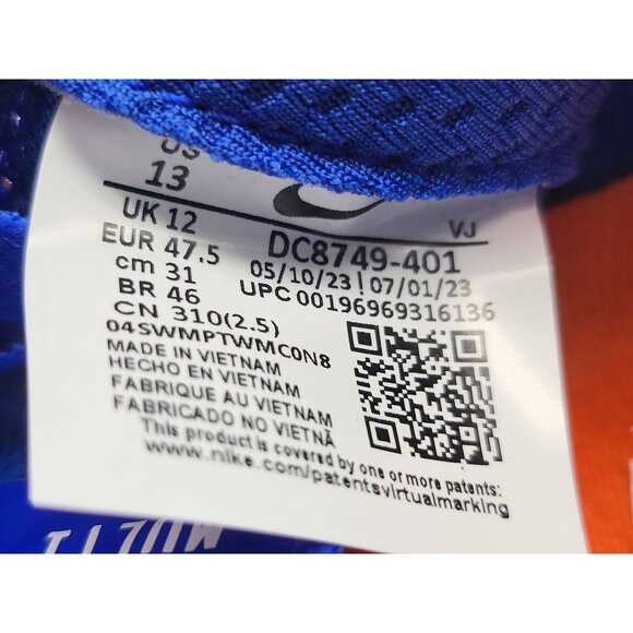 Nike Zoom Rival Multi‎ Track Spikes Racer Blue DC8749 401 Men’s Size 13 - Picture 8 of 9